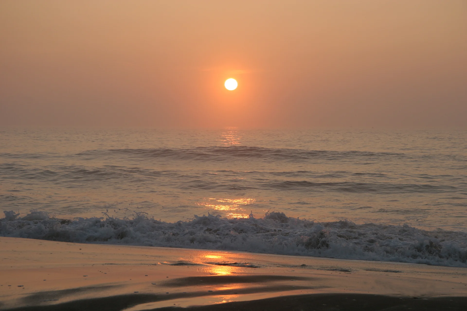 千葉　早朝の外房海岸