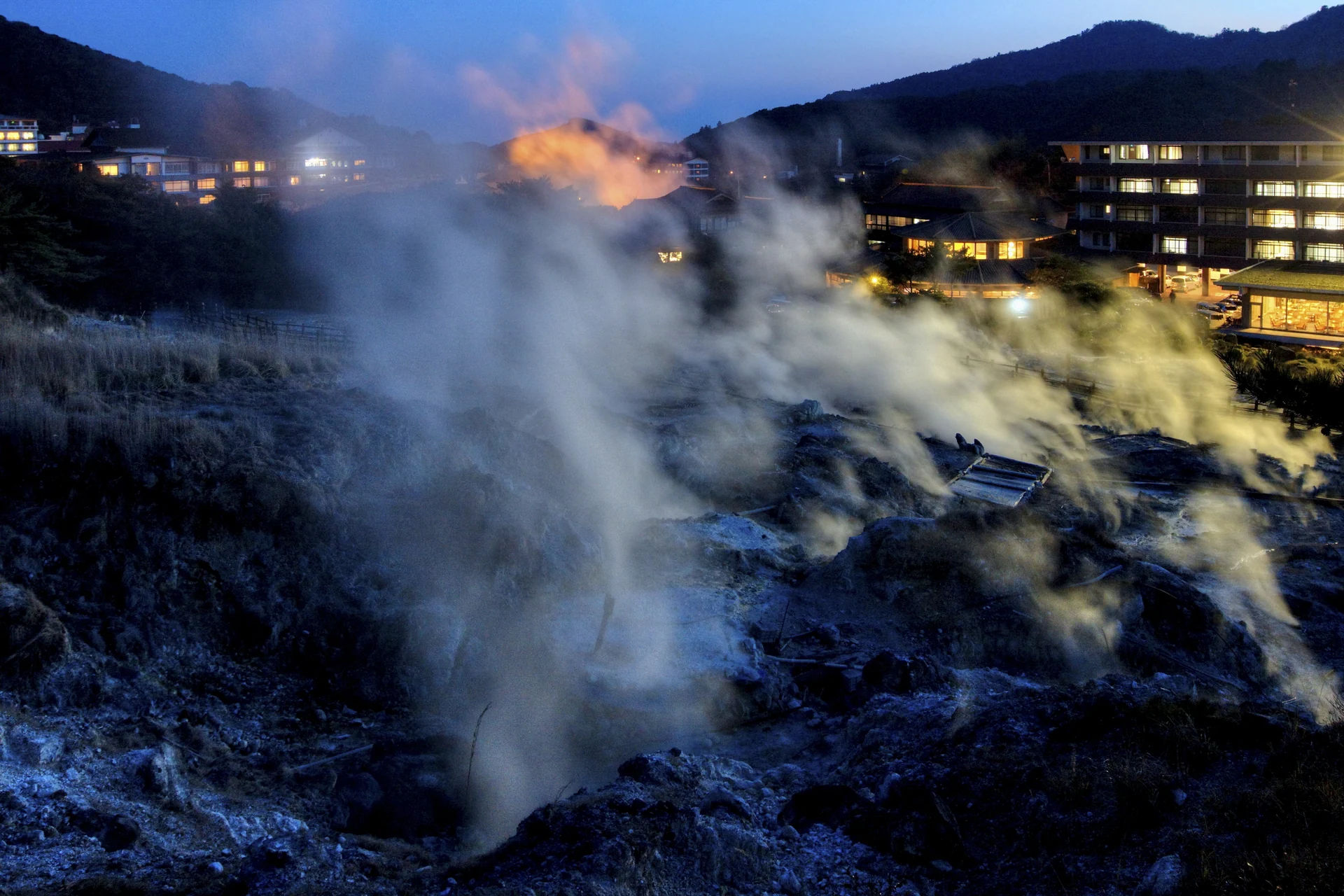 長崎県雲仙市・雲仙温泉の雲仙温泉