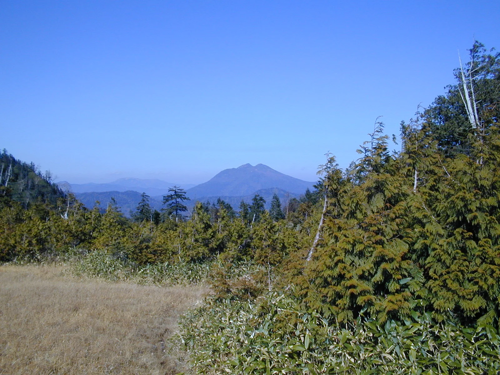 鬼怒沼から燧ヶ岳を望む