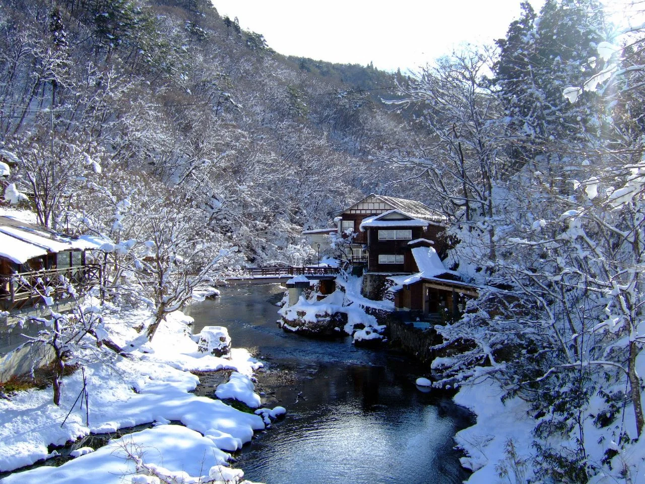 花巻温泉郷・雪の大沢温泉