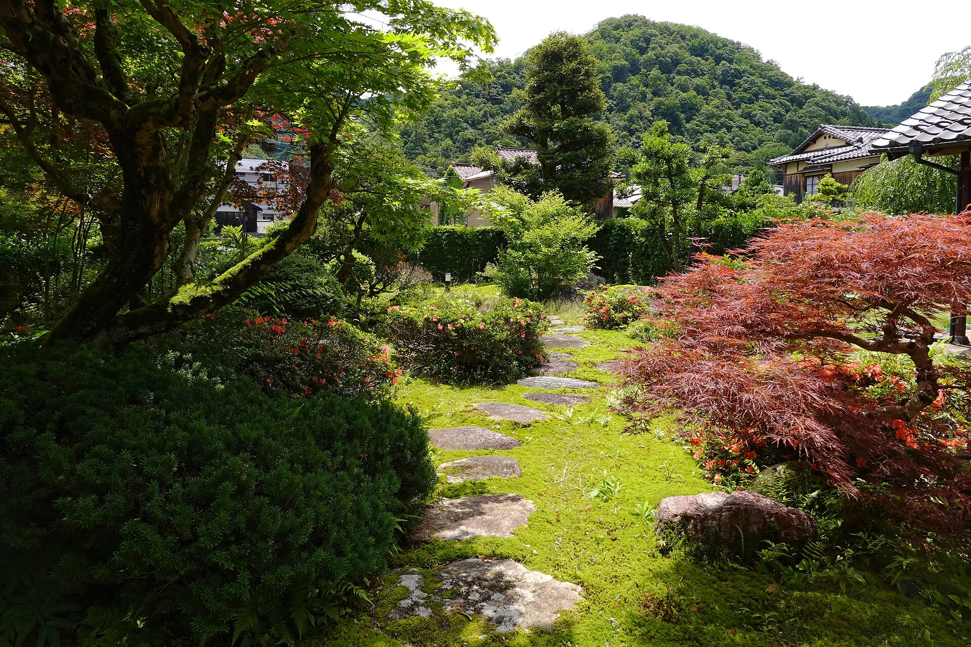 山中温泉・芭蕉の館の庭