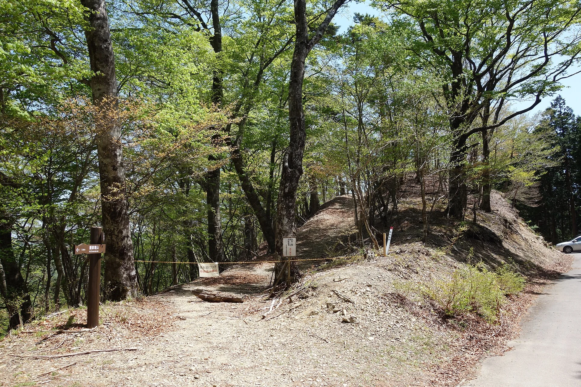 林道奥千丈線の登山
