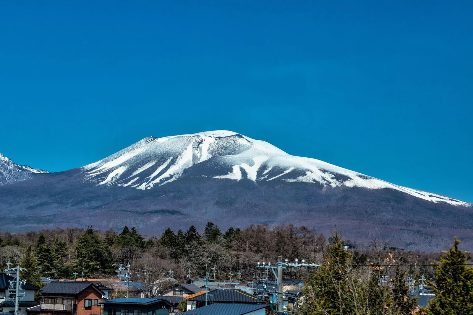 北陸新幹線からの浅間山