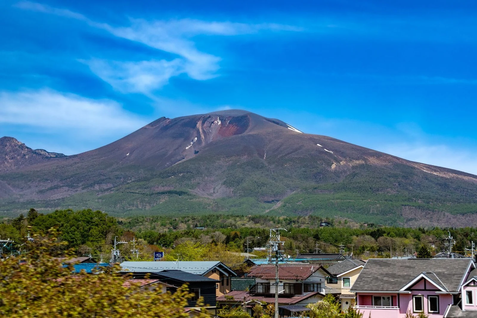 北陸新幹線からの浅間山
