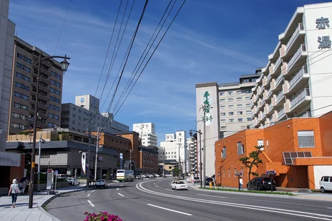 湯の川周辺