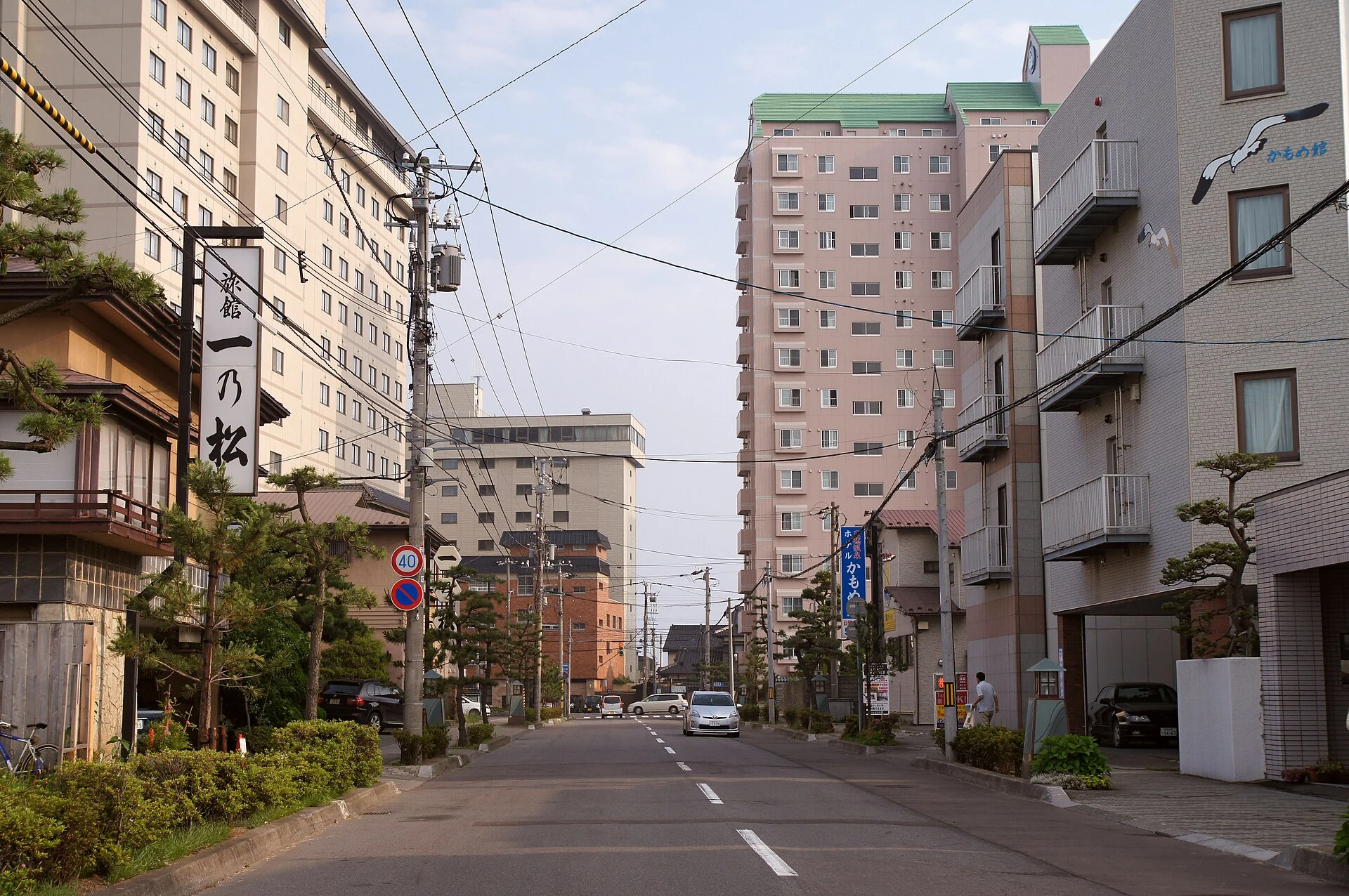 湯の川周辺