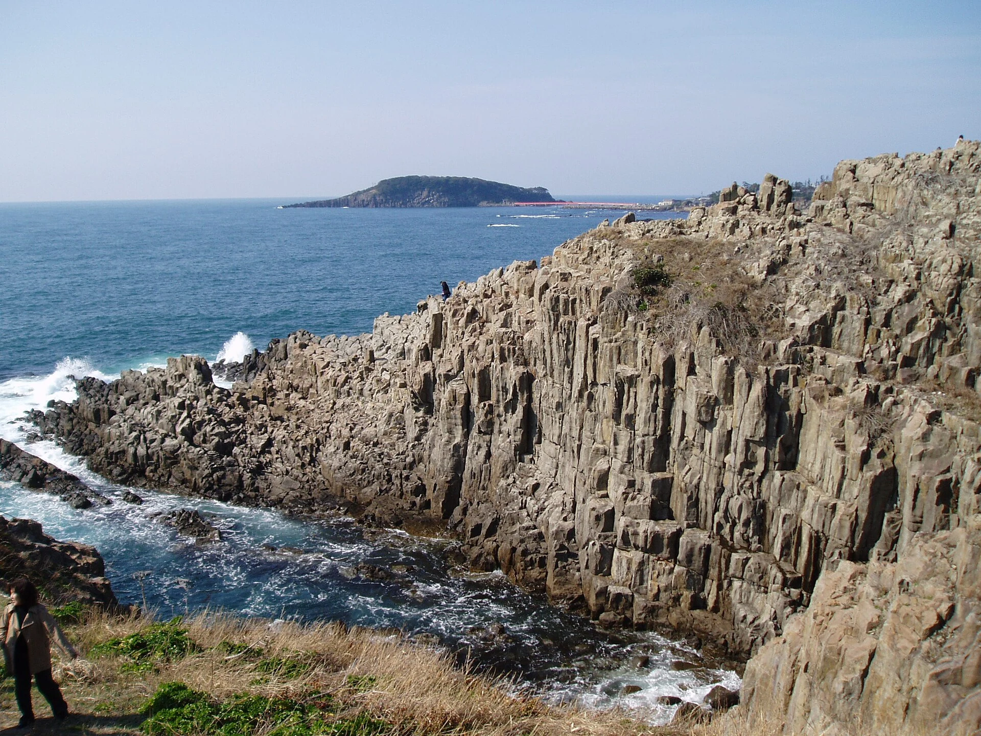 福井県坂井市・東尋坊の海岸風景