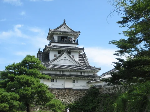 高知県高知市・高知城天守の外観