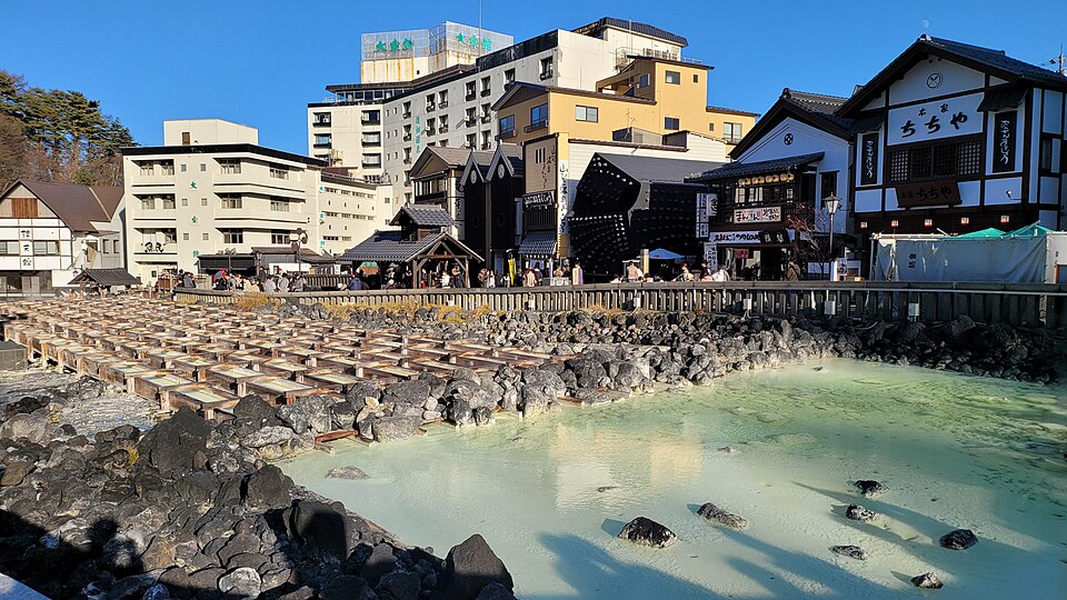 草津温泉・湯畑(群馬県草津町)